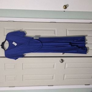 Cobalt blue maxi dress size medium